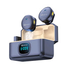 Mini Microfone De Lapela Sem Fio Profissional Magnético