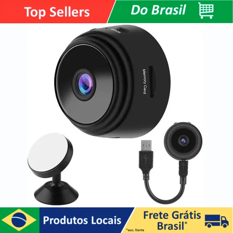 Mini Câmera A9 Original Sem fio 1080p Espiã Monitoramento Segurança Visão Noturna