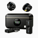 Mini Microfone De Lapela Sem Fio Profissional Magnético