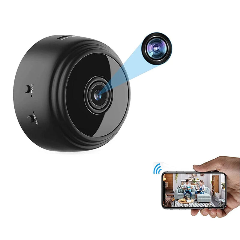 Mini Câmera A9 Original Sem fio 1080p Espiã Monitoramento Segurança Visão Noturna