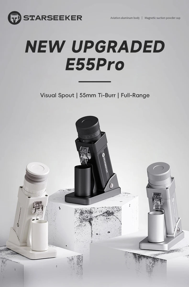 Moedor de Café Elétrico STARSEEKER E55Pro 55MM