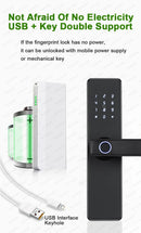 Fechadura Digital RAYKUBE K20 C/ Maçaneta Biometrica