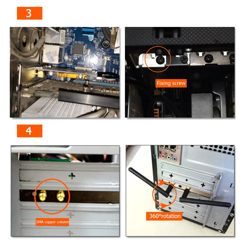 AX200 PCIE Cartão Adaptador de Wifi Bluetooth5.2 Dual Band 2.4G/5Ghz 2974Mbps