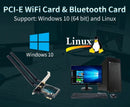 AX200 PCIE Cartão Adaptador de Wifi Bluetooth5.2 Dual Band 2.4G/5Ghz 2974Mbps
