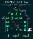 AX200 PCIE Cartão Adaptador de Wifi Bluetooth5.2 Dual Band 2.4G/5Ghz 2974Mbps