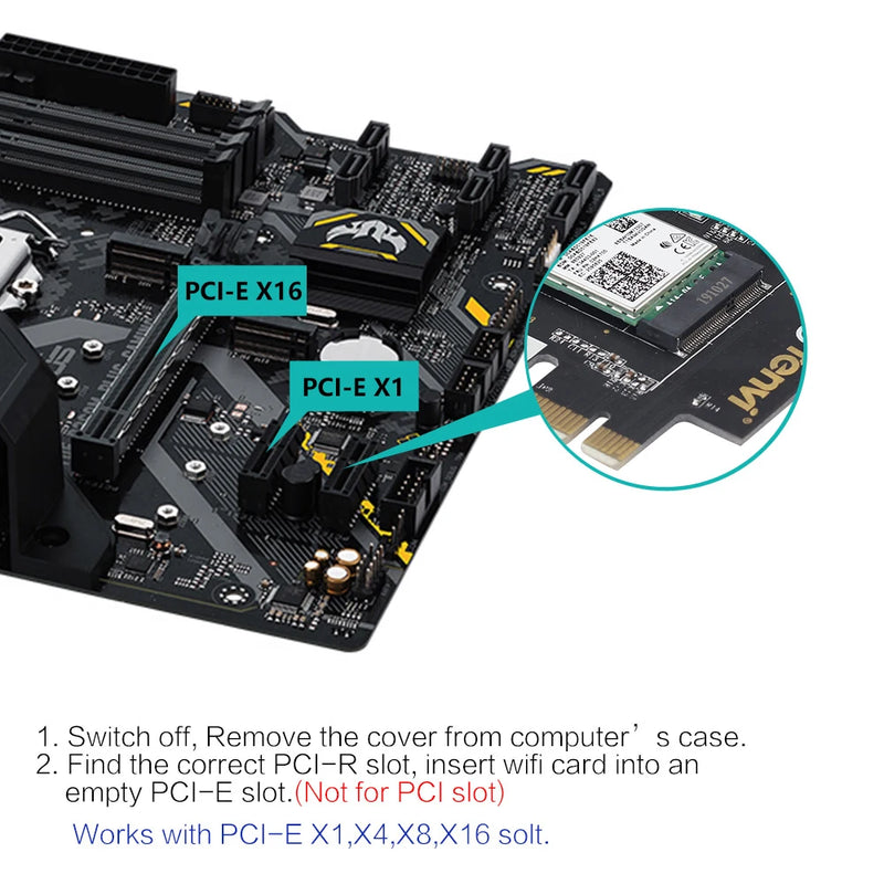 AX200 PCIE Cartão Adaptador de Wifi Bluetooth5.2 Dual Band 2.4G/5Ghz 2974Mbps
