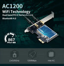 AX200 PCIE Cartão Adaptador de Wifi Bluetooth5.2 Dual Band 2.4G/5Ghz 2974Mbps