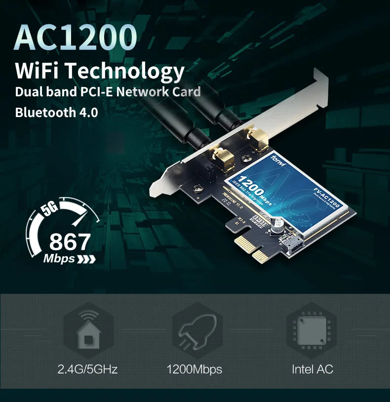 AX200 PCIE Cartão Adaptador de Wifi Bluetooth5.2 Dual Band 2.4G/5Ghz 2974Mbps