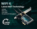 AX200 PCIE Cartão Adaptador de Wifi Bluetooth5.2 Dual Band 2.4G/5Ghz 2974Mbps