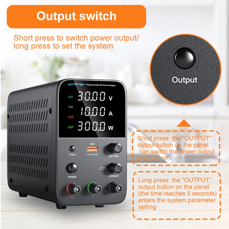 Estabilizador Digital 30V 10A LED