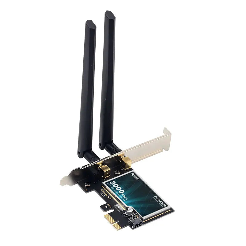 AX200 PCIE Cartão Adaptador de Wifi Bluetooth5.2 Dual Band 2.4G/5Ghz 2974Mbps