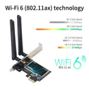 AX200 PCIE Cartão Adaptador de Wifi Bluetooth5.2 Dual Band 2.4G/5Ghz 2974Mbps