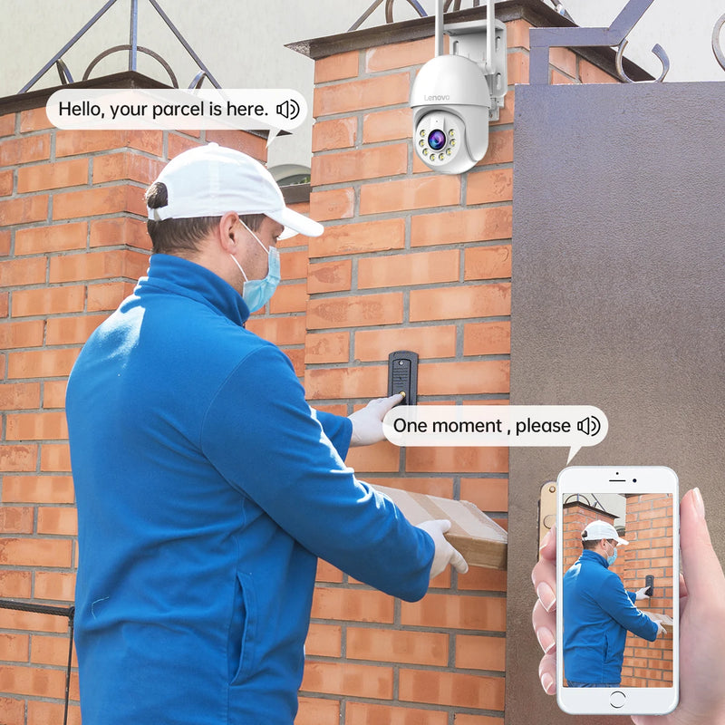 Camera de Segurança Lenovo Smart Wifi PTZ 5x DIGITAL