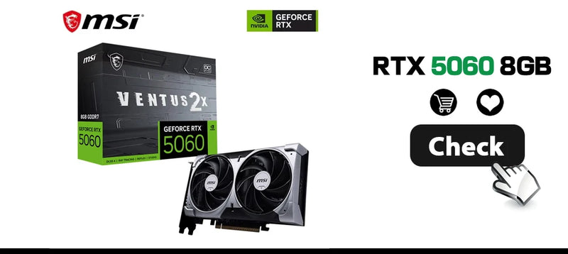 Placa de Vídeo MSI GeForce RTX 3060 VENTUS 2X 12G OC 12GB GDDR6