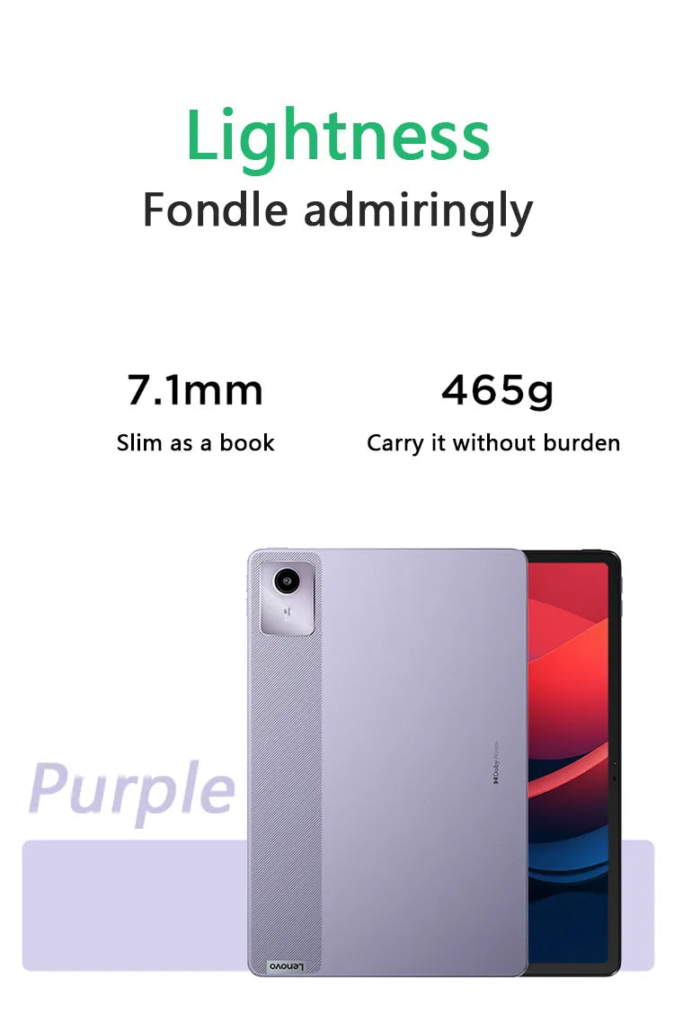 Lenovo Tablet 8GB 128GB  Processador Snapdragon 685 Octa Core 11 Polegadas