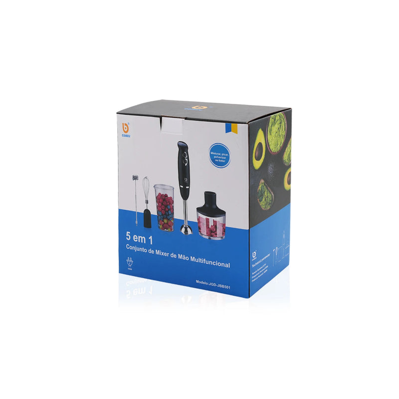 Mini Processador de Alimentos Mixer Portátil Elétrico 127V