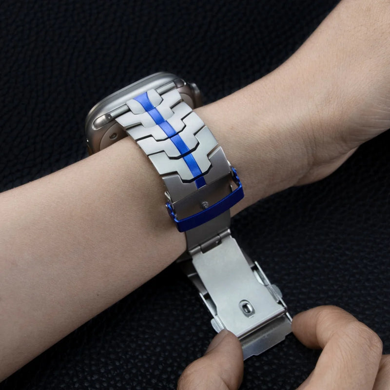 Pulseira De Aço Para Apple Watch Series 11 10 9 8 SE 3 46mm 45mm 42mm 44mm 49MM