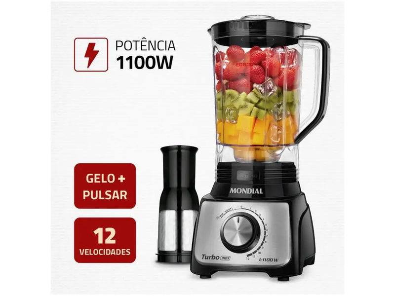 liquidificador Mondial Turbo Power 1100W