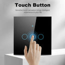 Interruptor Inteligente WiFi Tuya com tecnologia Touch Panel Alexa/Google Home