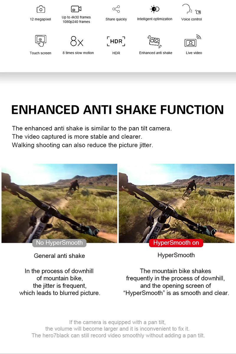 GoPro HERO7 Preta (Edição Limitada) 4k, 170°, 128gb