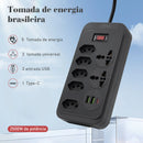 Extensão de Energia em Régua 100-220V,10A