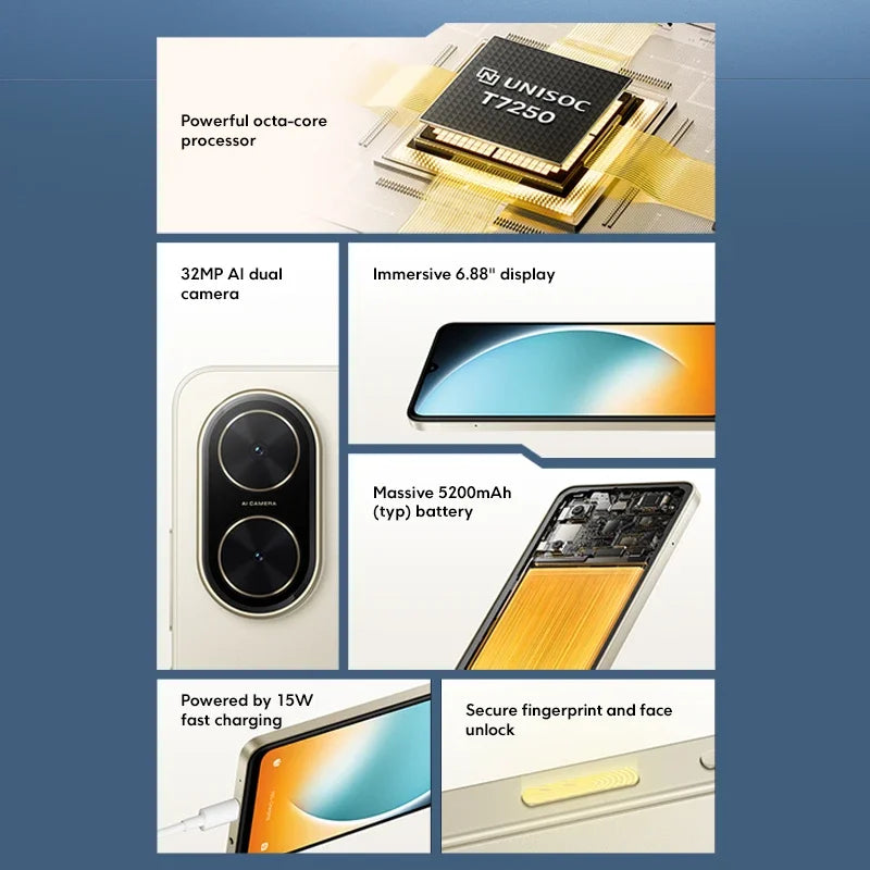 Smartphone POCO C71 Global Edition 6.88 32mp