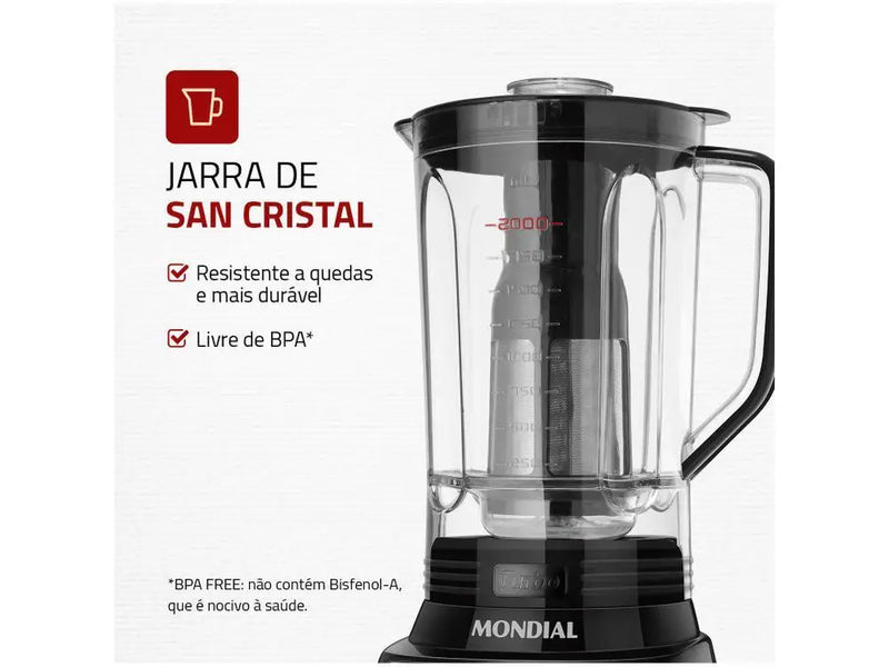 liquidificador Mondial Turbo Power 1100W