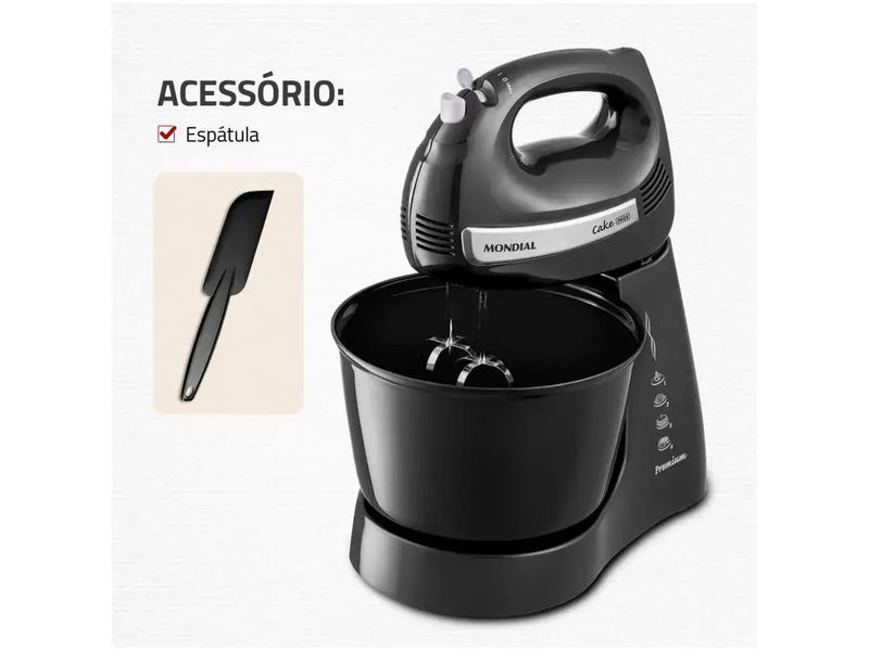Batedeira Mondial Preta 500W -220V