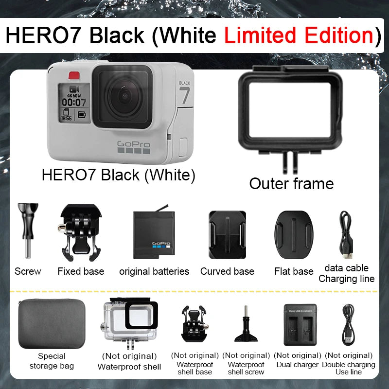 GoPro HERO7 Preta (Edição Limitada) 4k, 170°, 128gb