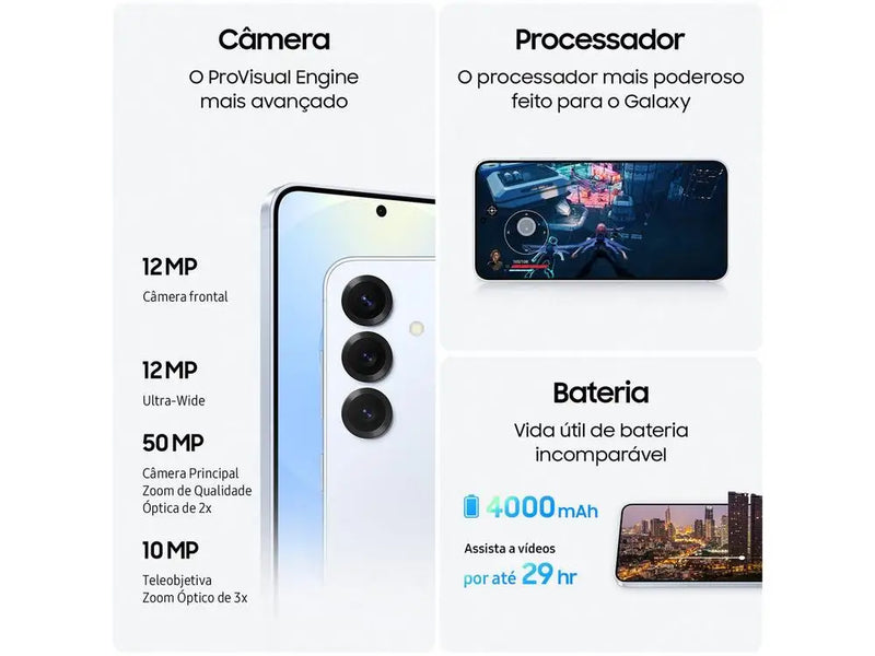 Samsung Galaxy S25 5G 256GB Galaxy Green 6,2 "12GB RAM Camera. Triple 50 + 12 + 10MP 4000mAh Dual Chip Battery