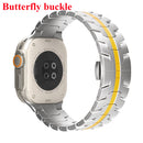 Pulseira De Aço Para Apple Watch Series 11 10 9 8 SE 3 46mm 45mm 42mm 44mm 49MM