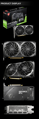 Placa de Vídeo MSI GeForce RTX 3060 VENTUS 2X 12G OC 12GB GDDR6