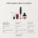 Mini Processador de Alimentos Mixer Portátil Elétrico 127V