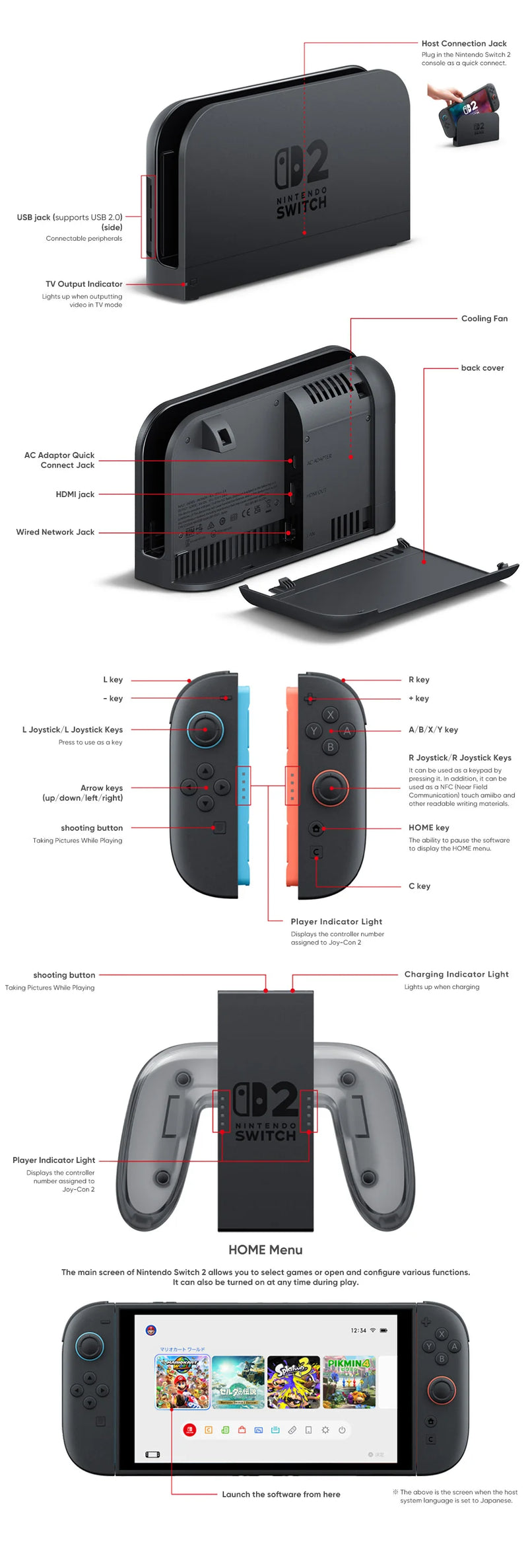 Nintendo Switch 2 Game Console
