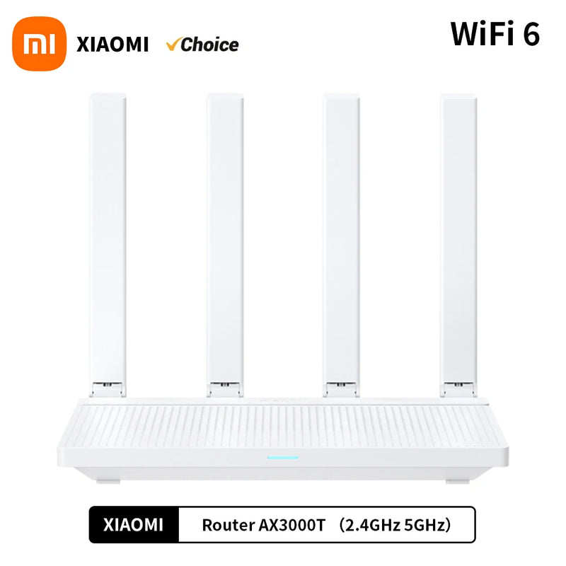 Moldem Roteador Xiaomi AX3000T 5GHz 160MHz