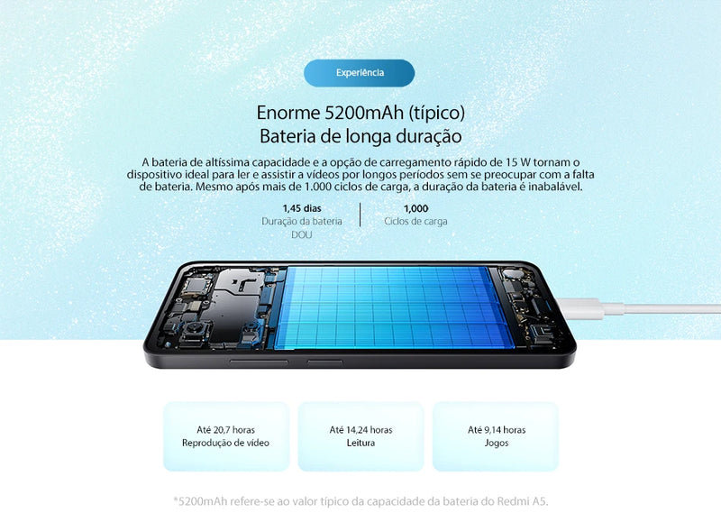 Redmi A5 Versão Global  T7250 Processor 32MP