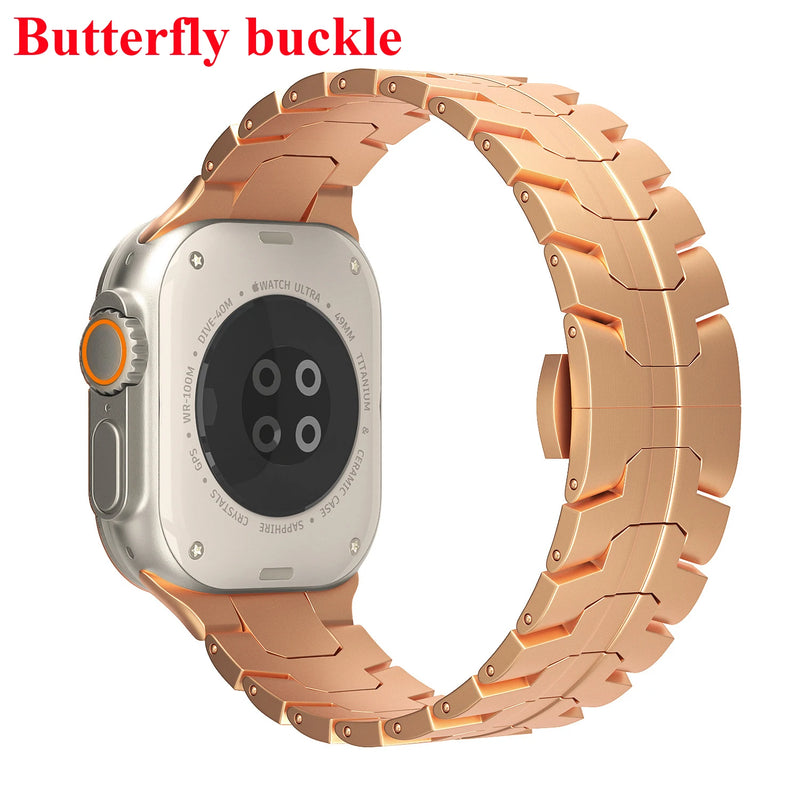 Pulseira De Aço Para Apple Watch Series 11 10 9 8 SE 3 46mm 45mm 42mm 44mm 49MM