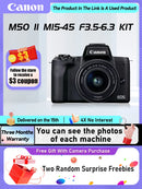 Canon EOS M50 II Câmera Compacta Profissional 4K  24.10MP M50II（Used）