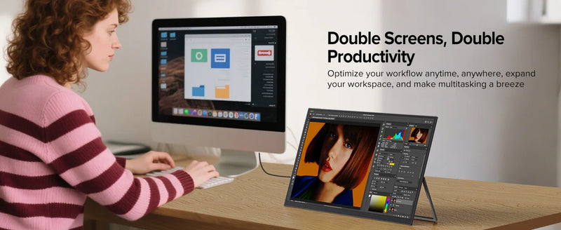 Monitor Portatil 18.5 Polegadas FHD HDR IPS
