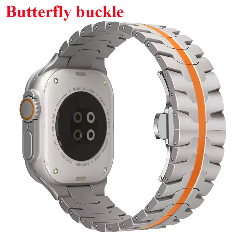 Pulseira De Aço Para Apple Watch Series 11 10 9 8 SE 3 46mm 45mm 42mm 44mm 49MM