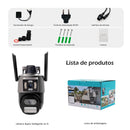 Câmera De Segurança 4K Wifi Externa 6MP Com Sensor de Presença E Visão Noturno