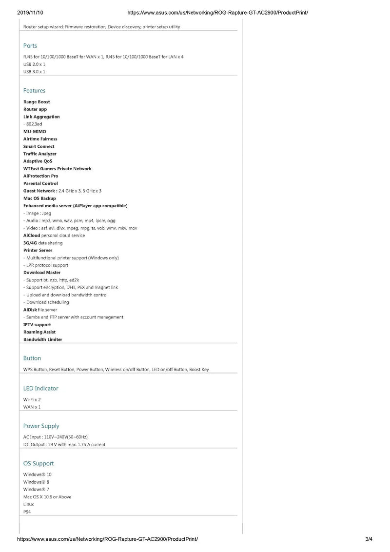 Moldem Asus gaming TUF-AX5400 TUFAX5400, Banda Dupla