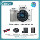 Canon EOS M50 II Câmera Compacta Profissional 4K  24.10MP M50II（Used）