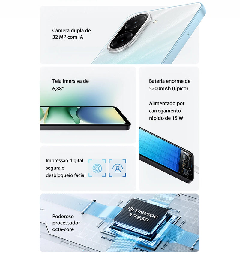 Redmi A5 Versão Global  T7250 Processor 32MP