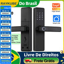 Fechadura Digital RAYKUBE K20 C/ Maçaneta Biometrica