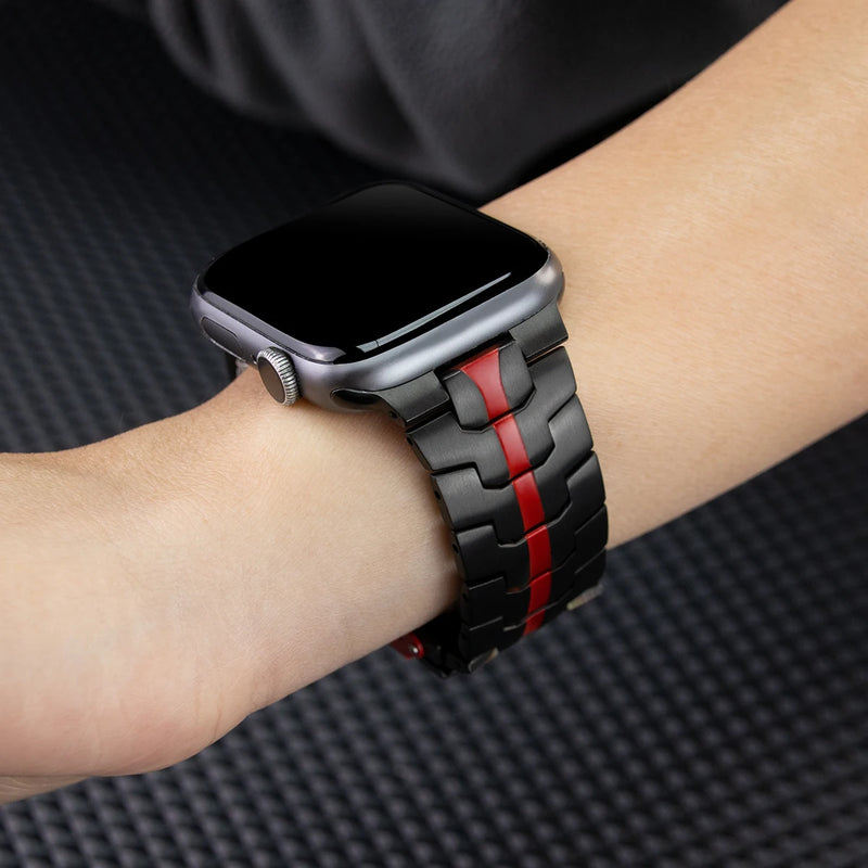 Pulseira De Aço Para Apple Watch Series 11 10 9 8 SE 3 46mm 45mm 42mm 44mm 49MM