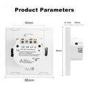 Interruptor Inteligente WiFi Tuya com tecnologia Touch Panel Alexa/Google Home