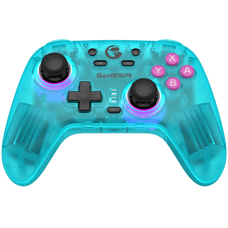 Controle GameSir RGB Bluetooth, 2.4G, Tipo C Nintendo Switch 1,2,PC,Android, iOS,