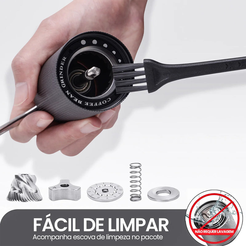 Moedor de Café Profissional Expresso Manual 20g