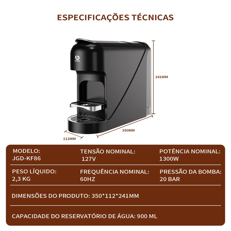 Cafeteira Expressa Bar Tank 900ML CM-CO1